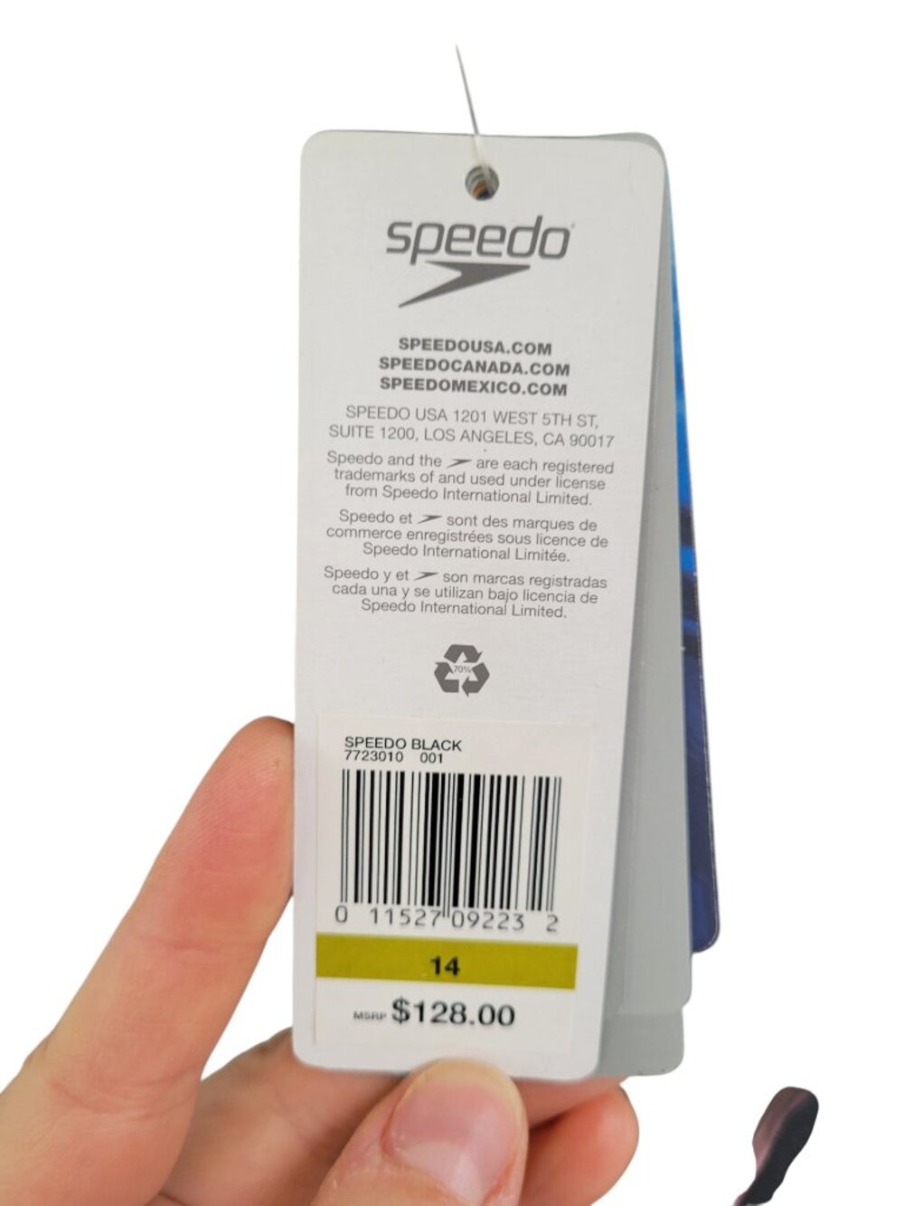 Speedo Power Plus LZR One Piece Legsuit Swimsuit in Black - Picture 15 of 16